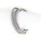 The Bead Chest Boho Stretch Bracelet, Grey - Stackable African Vinyl Heishi, Unisex for Men & Women